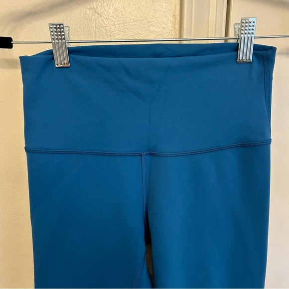 lululemon athletica Wunder Train 28” Teal Size 6 Fast Drying High Rise - Picture 2 of 8